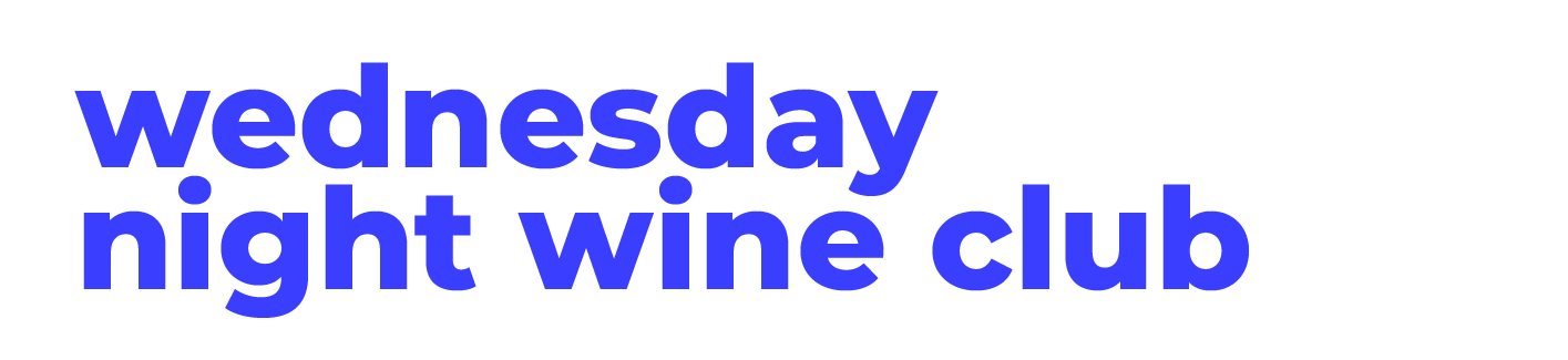 Wednesday Night Wine Club Scrolled light version of the logo (Link to homepage)